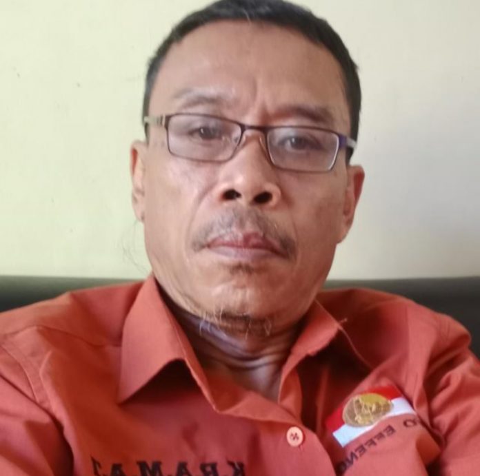 Foto: Sekjen Koalisi Rakyat Anti Mafia Tanah ( KRAMAT) Yoyo Effendi (Emy/pikiranrakyat.org)
