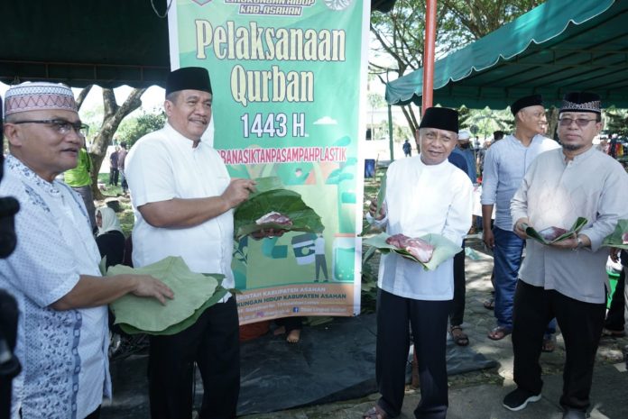 Keterangan foto: Bupati didampingi Bakil bupati dan Kadis LH Kabupaten Asahan (dok.istimewa)