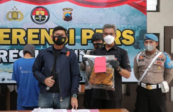 Konferensi Pers Polres Kebumen (dok.istimewa)