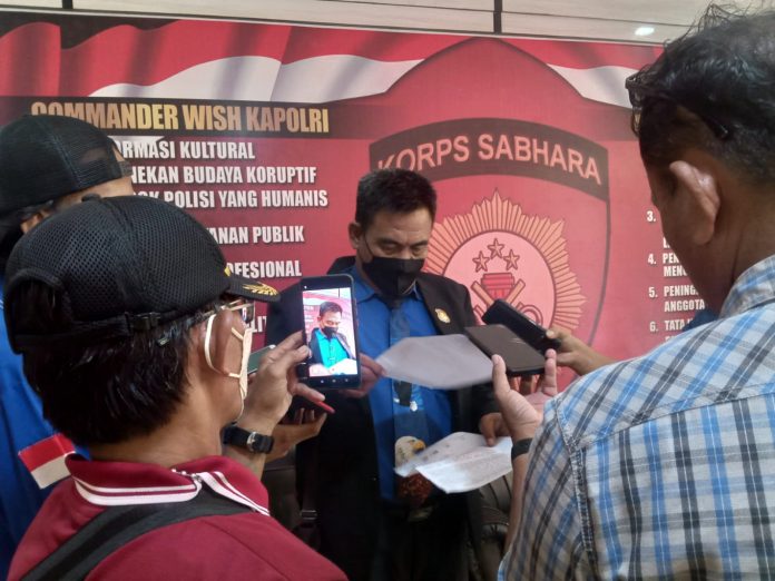 Polsek Seberang Ulu II Kota Palembang saat di Konfirmasi oleh Media