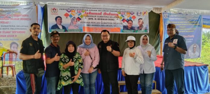 Gubernur Sumsel Apresiasi Festival Lomba Layang Aduan yang Diselenggarakan oleh DPD Perlasi