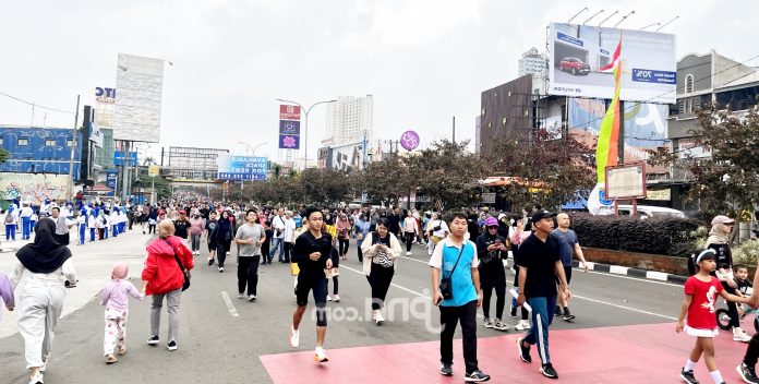 Pic Car Free Day Margonda kota Depok Perdana. (ist)