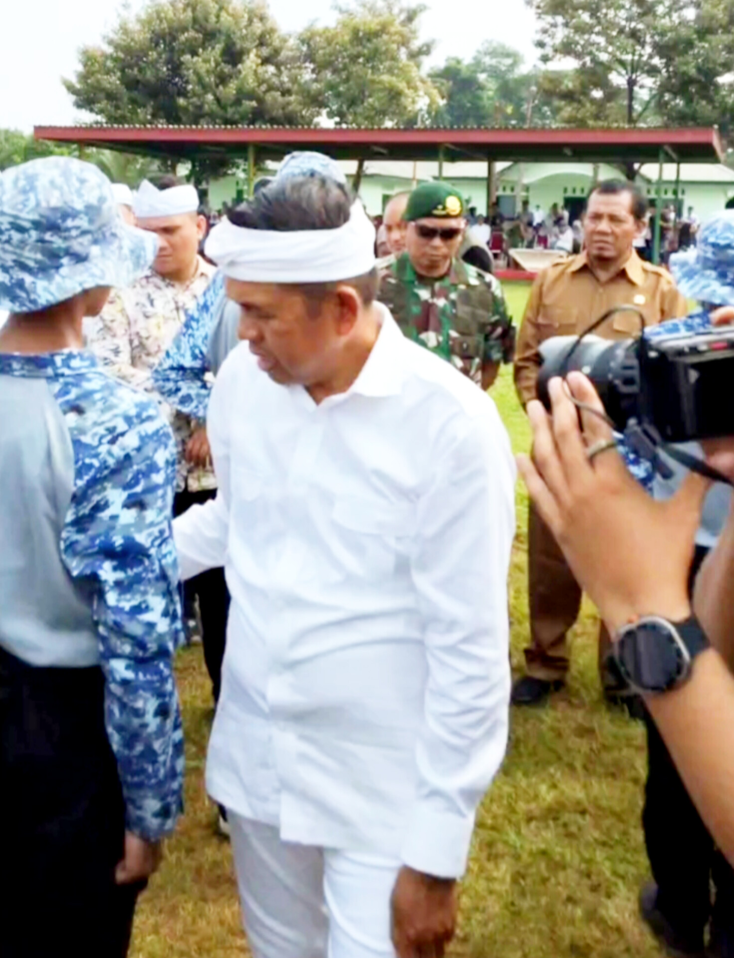 Gubernur Jawa Barat, Dedi Mulyadi, saat menghadiri penutupan program anak Bela Negara dan Karakter. (ist)
